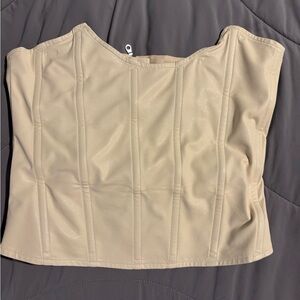 Miaou Beige Crop Top